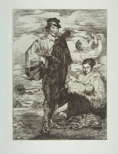 Die Zigeuner Les Gitanos, 1862 von Édouard Manet