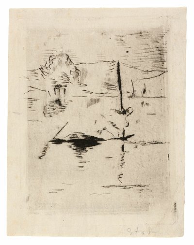 Der Fluss in der Ebene von Édouard Manet