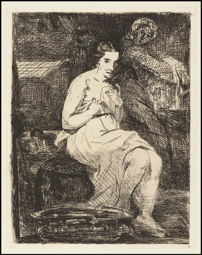 Die Toilette, 1862 von Édouard Manet