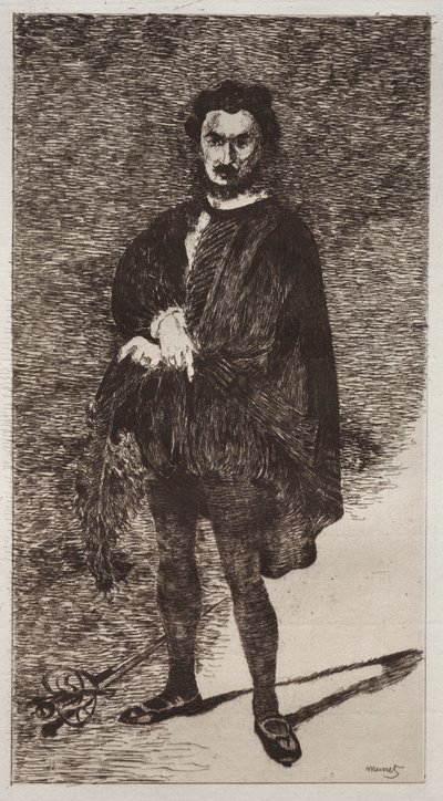 Der tragische Schauspieler von Édouard Manet
