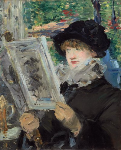 Frau beim Lesen von Édouard Manet