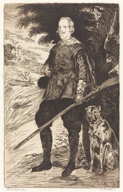Philipp IV (Philippe IV) von Edouard Manet after Diego Velázquez