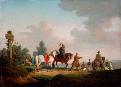 Die Partisanen im Jahr 1812, 1820 von Edouard Swebach