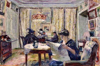 Bridge-Spieler, ca. 1911 von Edouard Vuillard