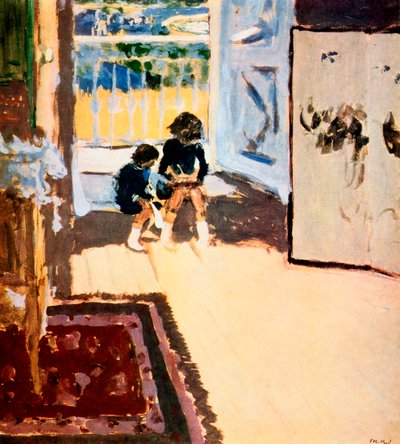 Kinder in einem Raum, 1909 von Edouard Vuillard