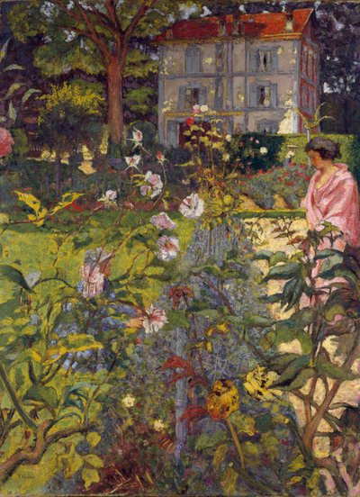 Garten in Vaucresson, 1920 von Edouard Vuillard