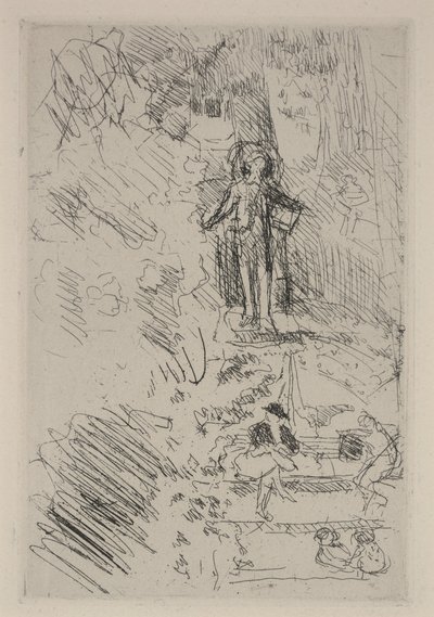 Kleine Skizzen auf dem Platz von Edouard Vuillard