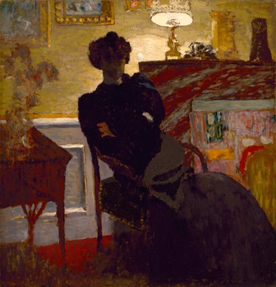 Madame Hessel zu Hause von Edouard Vuillard
