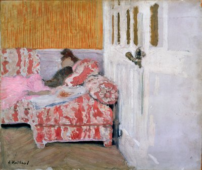 Auf dem Sofa Das weiße Zimmer, 1890-1893 von Edouard Vuillard