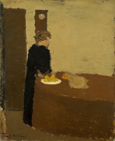 Frau in Schwarz von Edouard Vuillard