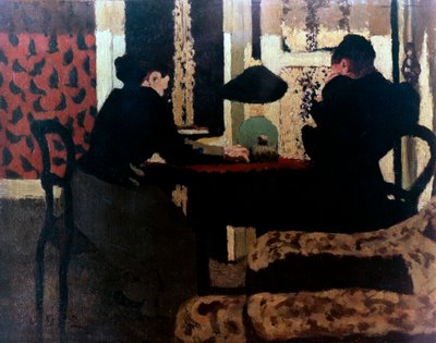Frauen bei Lampenlicht, 1892 von Edouard Vuillard