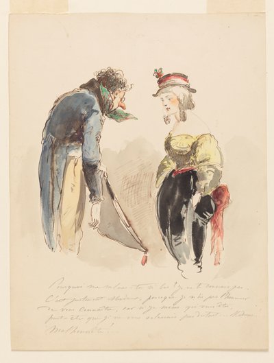 Die Begrüßung auf dem Maskenball von Edouard de Beaumont