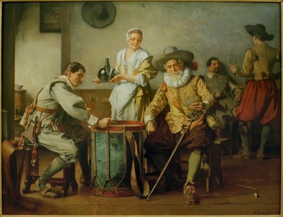 Kartenspieler von Eduard Charlemont