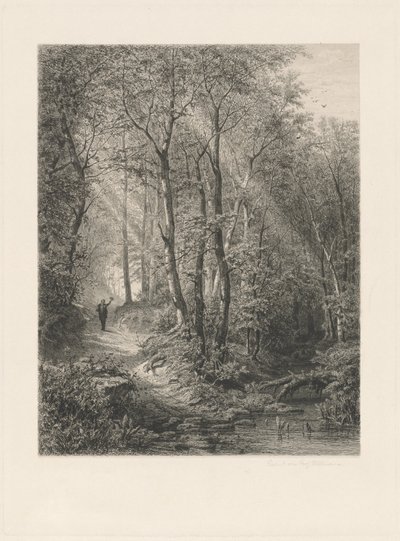 Frühling von Eduard Willmann, after Julius Mařák