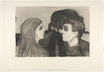 Anziehung II von Edvard Munch