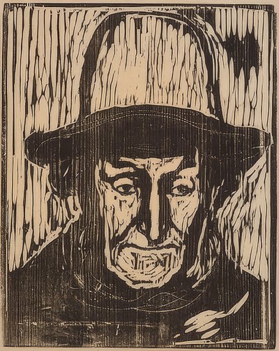Der alte Fischer von Edvard Munch