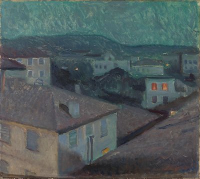 Nacht in Nizza von Edvard Munch