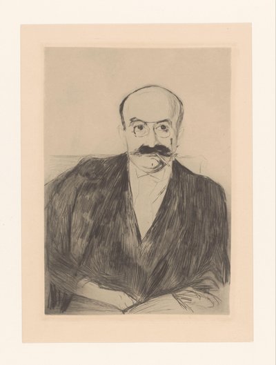 Porträt von Dr. Max Asch von Edvard Munch