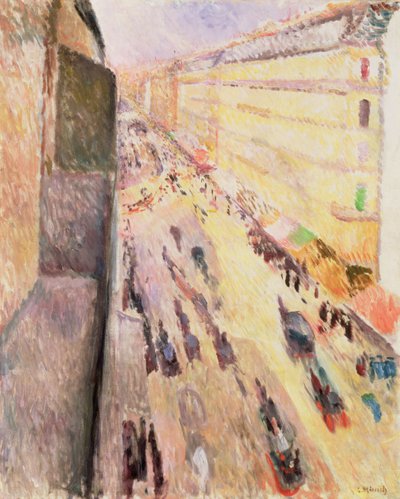 Rue de Rivoli, 1891 von Edvard Munch