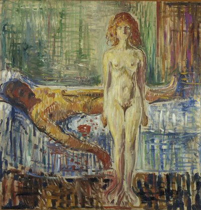Der Tod von Marat II von Edvard Munch