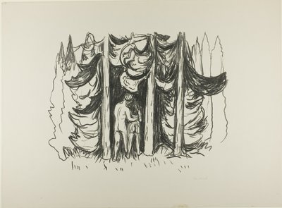 Der Wald von Edvard Munch