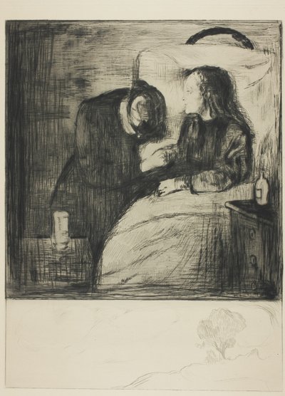 Das kranke Kind von Edvard Munch