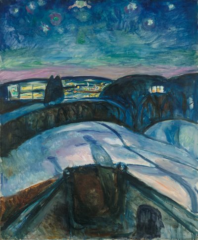 Die Sternennacht von Edvard Munch