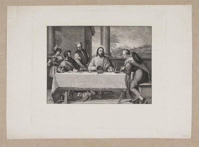 Christus in Emmaus von Edvard Sonne