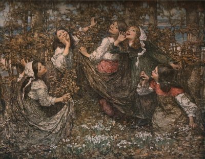 Das Erwachen der Erde, 1909 von Edward Atkinson Hornel