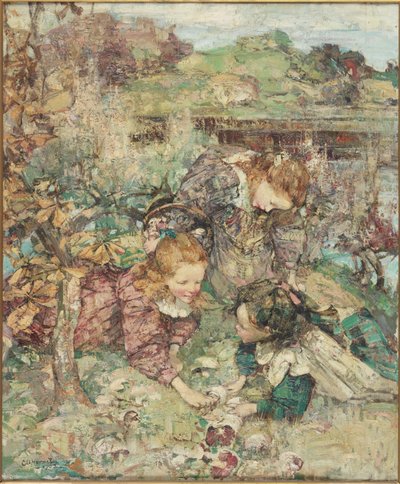 Die kleinen Pilzsammler von Edward Atkinson Hornel