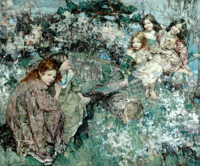 Die Wippe von Edward Atkinson Hornel