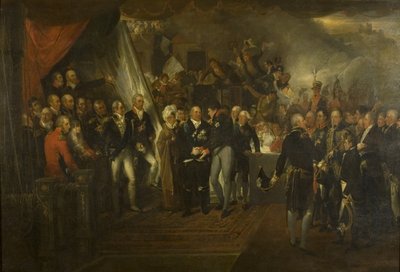 Die Einschiffung von Louis XVIII in Dover von Edward Bird