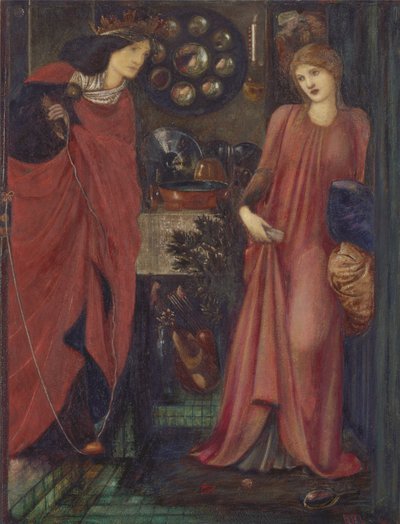 Schöne Rosamund und Königin Eleanor von Edward Burne Jones
