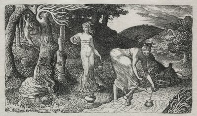 Der Bach, 1829 von Edward Calvert