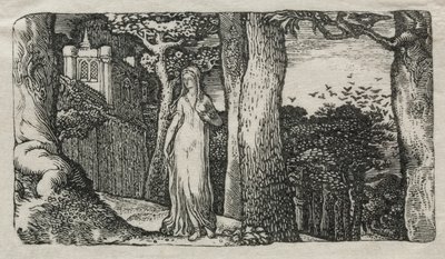 Die Dame und die Türme, 1829 von Edward Calvert