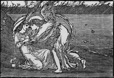 Cupid erweckt sie von Edward Coley (after) Burne Jones