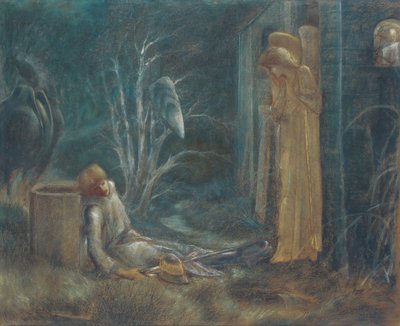Der Traum von Lancelot von Edward Burne Jones