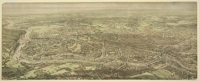 Vogelperspektive von Bristol von Edward Colston Lavars
