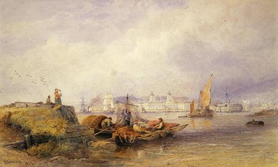Greenwich Hospital an der Themse von Edward Duncan