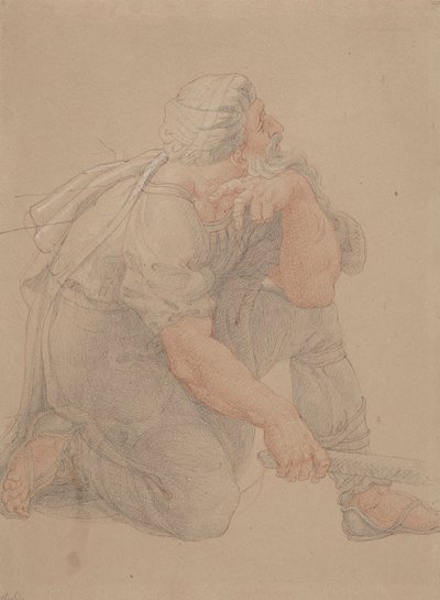 Studie für den Magus von Edward Francis Burney