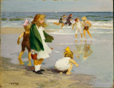 Spiel in der Brandung von Edward Henry Potthast