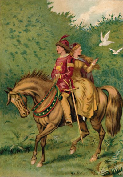 Aschenputtel und der Prinz, 1901 von Edward Henry Wehnert