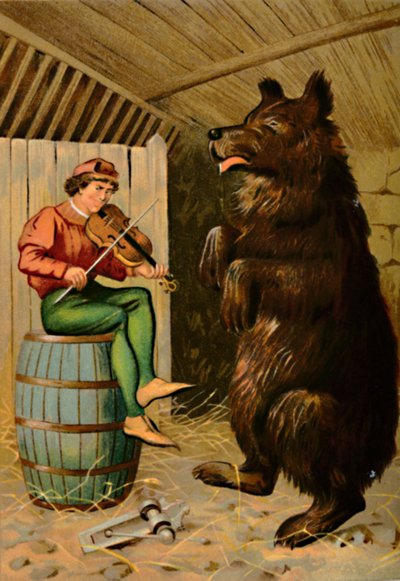 Der tanzende Bär, 1901 von Edward Henry Wehnert