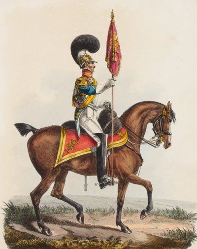 Royal Horse Guards, Blau, Offizier, 1828 von Edward Hull