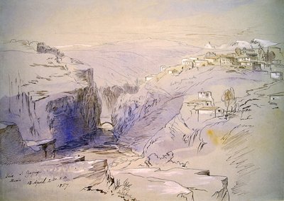 Baia, Zagora, Albanien von Edward Lear