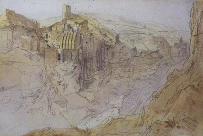 Dar Mar Sabbas, Palästina von Edward Lear