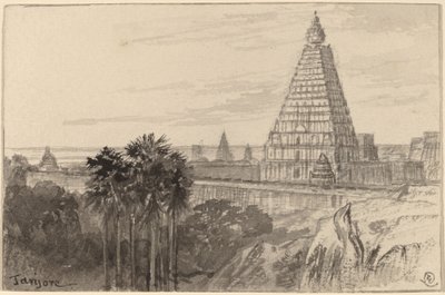 Tanjore, Indien von Edward Lear
