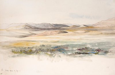 Theben von Edward Lear