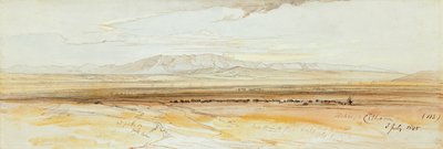 Zwei Ansichten von Theben von Edward Lear