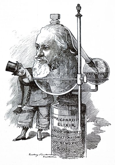 Benjamin Ward Richardson von Edward Linley Sambourne